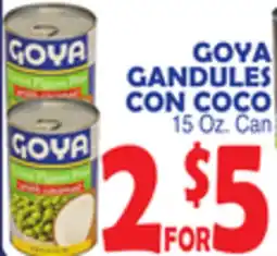 Bravo Supermarkets GOYA GANDULES CON COCO offer