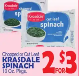 Bravo Supermarkets KRASDALE SPINACH offer