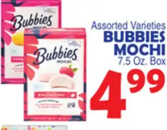Bravo Supermarkets BUBBIES MOCHI offer