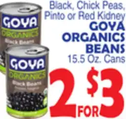 Bravo Supermarkets GOYA ORGANICS BEANS offer