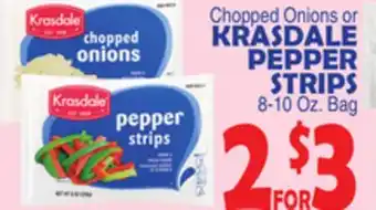 Bravo Supermarkets KRASDALE PEPPER STRIPS offer