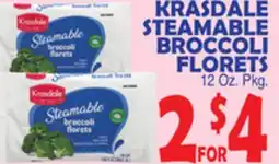 Bravo Supermarkets KRASDALE STEAMABLE BROCCOLI FLORETS offer