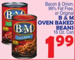 Bravo Supermarkets B & M OVEN BAKED BEANS offer