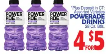 Bravo Supermarkets POWERADE DRINKS offer