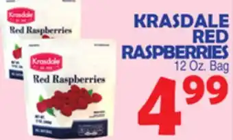 Bravo Supermarkets KRASDALE RED RASPBERRIES offer