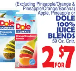 Bravo Supermarkets DOLE 100% JUICE BLENDS offer