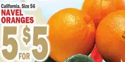 Bravo Supermarkets NAVEL ORANGES offer