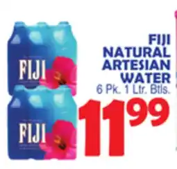 Bravo Supermarkets FIJI NATURAL ARTESIAN WATER offer