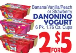 Bravo Supermarkets DANONINO YOGURT offer