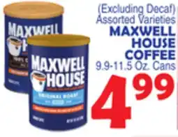 Bravo Supermarkets MAXWELL HOUSE COFFEE offer