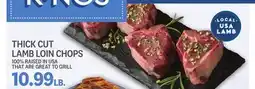 Kings Food Markets THICK CUT LAMB LOIN CHOPS offer