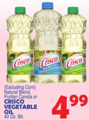 Bravo Supermarkets CRISCO VEGETABLE OIL offer