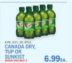 Kings Food Markets CANADA DRY, 7UP OR SUNKIST offer