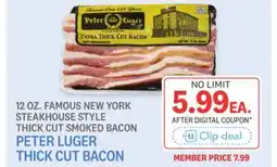 Kings Food Markets PETER LUGER THICK CUT BACON offer