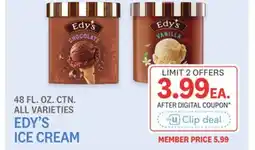 Kings Food Markets EDY'S ICE CREAM offer