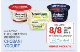 Kings Food Markets CHOBANI YOGURT offer