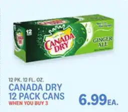 Kings Food Markets CANADA DRY 12 PACK CANS offer