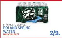 Kings Food Markets POLAND SPRING WATER offer