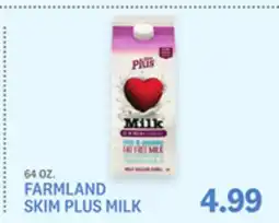 Kings Food Markets FARMLAND SKIM PLUS MILK offer