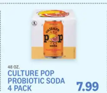 Kings Food Markets CULTURE POP PROBIOTIC SODA 4 PACK offer