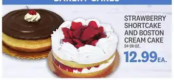 Kings Food Markets STRAWBERRY SHORTCAKE AND BOSTON CREAM CAKE offer