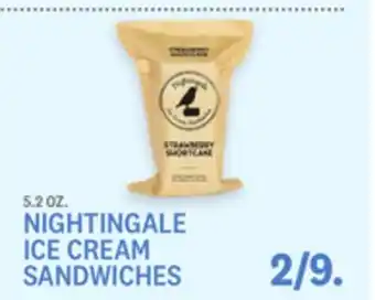 Kings Food Markets NIGHTINGALE ICE CREAM SANDWICHES offer