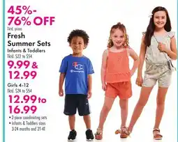 Boscov's Fresh Summer Sets offer