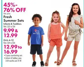 Boscov's Fresh Summer Sets offer