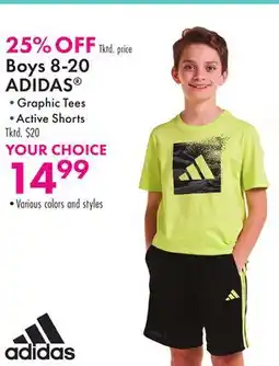 Boscov's Boys 8-20 ADIDAS offer