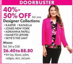 Boscov's Designer Collections offer
