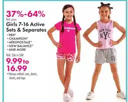 Boscov's Girls 7-16 Active Sets & Separates offer