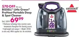Boscov's BISSELL Little Green ProHeat Portable Deep & Spot Cleaner offer