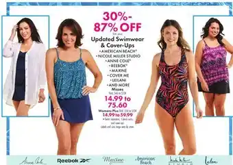 Boscov's Updated Swimwear & Cover-Ups offer