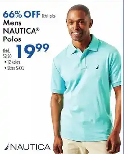 Boscov's Mens NAUTICA Polos offer
