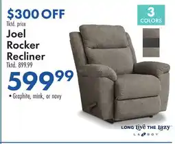 Boscov's Joel Rocker Recliner offer