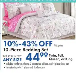 Boscov's 10-Piece Bedding Set offer