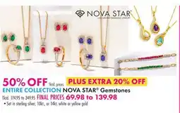 Boscov's ENTIRE COLLECTION NOVA STAR Gemstones offer