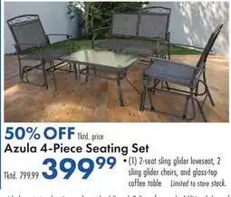 Boscov's Azula 4-Piece Seating Set offer