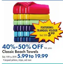 Boscov's Classic Beach Towels offer