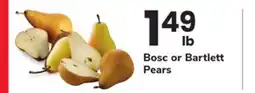 ACME Bosc or Bartlett Pears offer