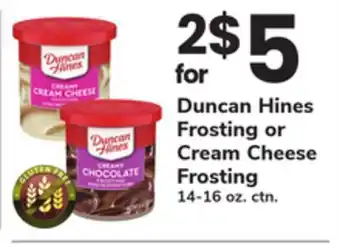 ACME Duncan Hines Frosting or Cream Cheese Frosting offer