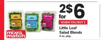 ACME Little Leaf Salad Blends offer