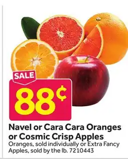 Stop&Shop Navel or Cara Cara Oranges or Cosmic Crisp Apples offer
