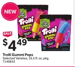 Stop&Shop Trolli Gummi Pops offer