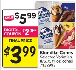 Stop&Shop Klondike Cones offer