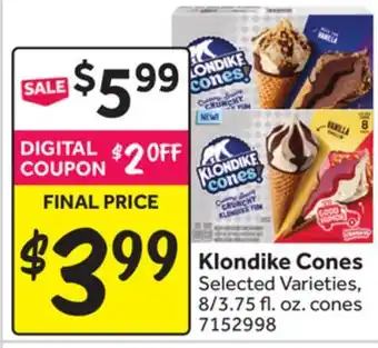 Stop&Shop Klondike Cones offer