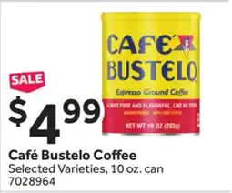 Stop&Shop Café Bustelo Coffee offer