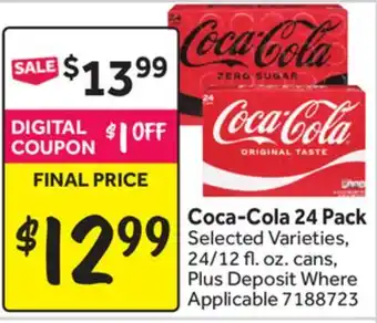 Stop&Shop Coca-Cola 24 Pack offer