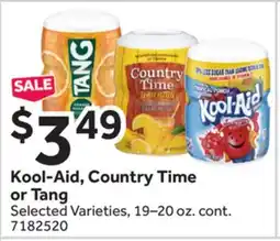 Stop&Shop Kool-Aid, Country Time or Tang offer