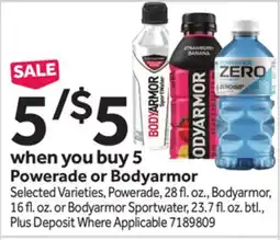 Stop&Shop Powerade or Bodyarmor offer